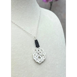 Aşk Düğümü Kazaziye Gümüş Kolye