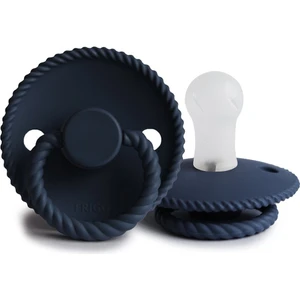 Frıgg Rope Silikon Emzik - Dark Navy 0-6 Ay