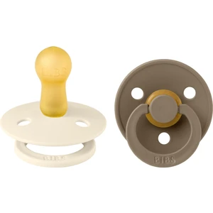 Colour Ikili Kauçuk Emzik-Ivory/dark Oak 6-18 Ay