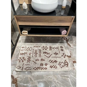 Etnik Desenli Gleen Model Tekli Banyo Paspası 45x45