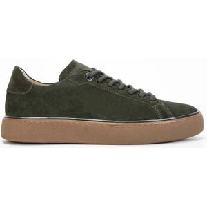 Tamer Tanca Erkek Deri Haki Süet Sneakers & Spor Ayakkabı 804 649 Erk Ayk SK23/24 Hakı Suet