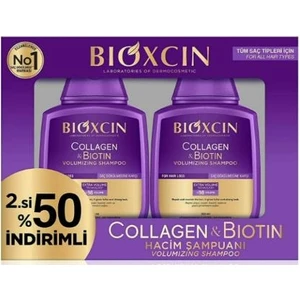 Collagen & Biotin Hacim Şampuanı 300 Ml 2'Li  Paket