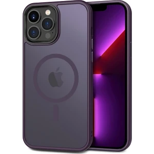 M.TK Moveteck Apple iPhone 13 Pro Kılıf Mat Magsafe Wireless Şarj Destekli