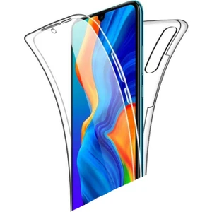 Huawei P Smart S 360 Derece Kılıf Full Tam Koruma Ön Arka Şeffaf Kılıf