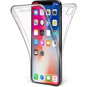 Apple Iphone Xs 360 Derece Kılıf Full Tam Koruma Ön Arka Şeffaf Kılıf