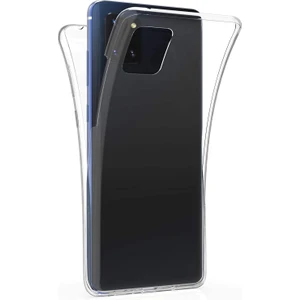 Samsung Galaxy A81 360 Derece Kılıf Full Tam Koruma Ön Arka Şeffaf Kılıf