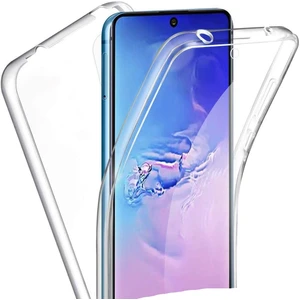Samsung Galaxy A91 360 Derece Kılıf Full Tam Koruma Ön Arka Şeffaf Kılıf