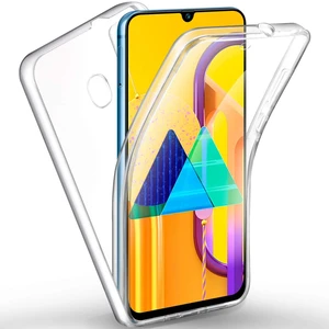 Samsung Galaxy M30 360 Derece Kılıf Full Tam Koruma Ön Arka Şeffaf Kılıf
