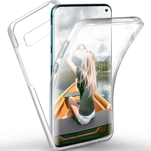 Samsung Galaxy S10 360 Derece Kılıf Full Tam Koruma Ön Arka Şeffaf Kılıf