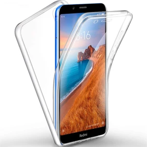 Xiaomi Redmi 7A 360 Derece Kılıf Full Tam Koruma Ön Arka Şeffaf Kılıf