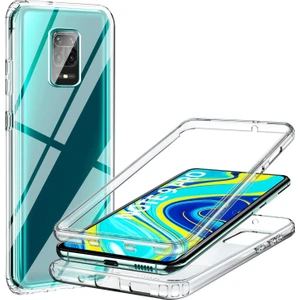Xiaomi Redmi Note 9 Pro 360 Derece Kılıf Full Tam Koruma Ön Arka Şeffaf Kılıf