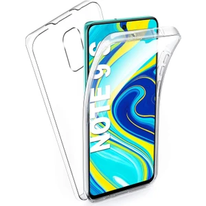 Xiaomi Redmi Note 9s 360 Derece Kılıf Full Tam Koruma Ön Arka Şeffaf Kılıf