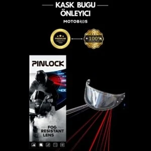 Şeffaf Pinlock Buğu Önleyici Lens – Tüm Motosiklet Kask Vizörleriyle Uyumlu, Dayanıklı 4 Mevsim Sis Koruması