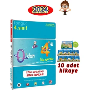 Tonguç Akademi 0'dan 4'e Konu Anlatımlı Soru Bankası - Nasrettin Hoca 10'lu Hikaye Seti