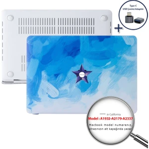Macbook Air M1 Kılıf 13 inç A1932 A2179 A2337 ile Uyumlu Paint02