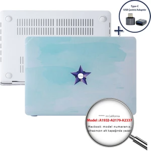 Macbook Air M1 Kılıf 13 inç A1932 A2179 A2337 ile Uyumlu Paint02