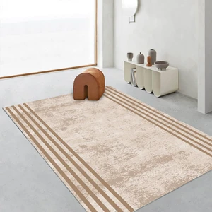 Kesme Halı Makinede Yıkanabilir Kaymaz Taban Leke Tutmaz Mutfak Halı Salon Yolluk Kahverengi