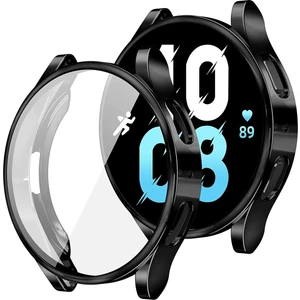 Samsung Galaxy Watch 5 44MM Uyumlu Kasa ve Ekran Koruyucu 360 Tam Koruma Silikon Kılıf