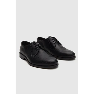 D'S Damat Siyah Desenli Klasik Deri Ayakkabi 1HF099551081M