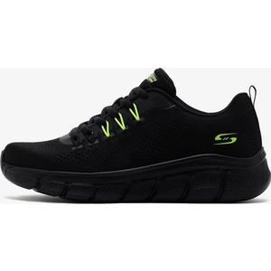 Bobs Sport B Flex - Electric Cool Erkek Siyah Spor Ayakkabı 118101 Bbk