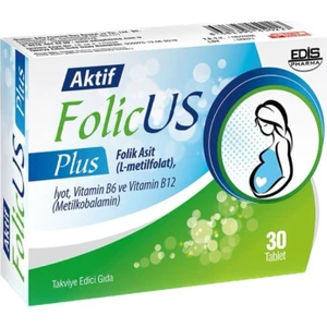 Edis Pharma Aktif Folicus Plus 30 Tablet