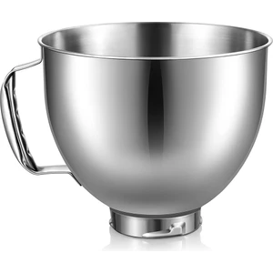 Kitchenaid Için Paslanmaz Çelik Kase 4,5-5 Quart Eğimli Kafa Stand Mikser, Kitchenaid Mikser Kasesi Için, Bulaşık Makinesinde Yıkanabilir (Yurt Dışından)