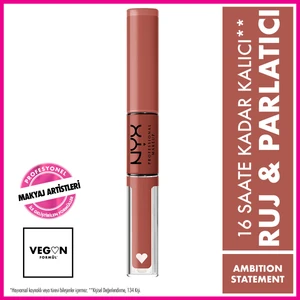 NYX Professional Makeup SHINE LOUD HIGH SHINE LIP COLOR - AMBITION STATEMENT