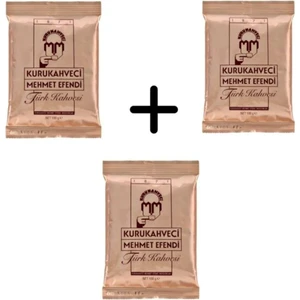 Mehmet Efendi Kurukahveci Mehmet Efendi Türk Kahvesi (100 gr X3 Adet)