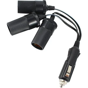 Powermaster Çakmak Fiş Çoklayıcı 3 Lü 1 Erkek 3 Dişi Oto Çakmaklık Çoğaltıcı Araç Için