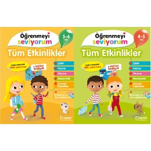 Öğrenmeyi Seviyorum 4 - 5 Yaş - 5 - 6 Yaş  Tüm Etkinlikler 2 Kitap