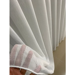 Balık Sırtı Desen Tül Perde 1-3 Sık Pile