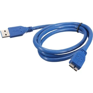 USB 3.0 Taşınabilir HDD Harddisk Kablosu Veri Ara Bağlantı Kablosu 50 cm Mavi 4621