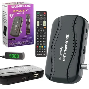 Uydu Alıcı Mini Full Hd Iptv Dahili Wıfı Ucast Sunplus Spacex Wıfı Hd (Iks Hediye+Süresiz Iptv)