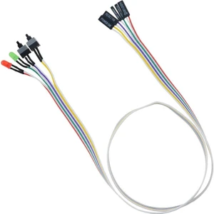 Ana Kart Power Kablosu LED Işıklı Reset Açma Kapama Butonu Kablosu On Off Switch 5064