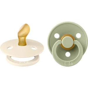 Colour Ikili Anatomik Kauçuk Emzik- Ivory/sage 0-6 Ay