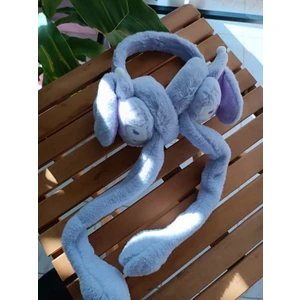 Kulakları Hareket Eden Sesli Peluş Kuromi Peluş Kulaklık Taç