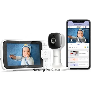 Nursery Pal Cloud 5" Hd Wi-Fi Dijital Bebek Kamerası + Gece Lambası&eclipse+ akıllı Wi-Fi Telsiz,