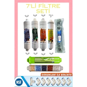 Inline Filtre Kapalı Kasa Su Arıtma Cihazları İçin Uyumlu Filtre Seti
