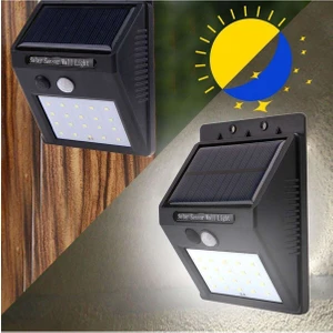 Güneş Enerjili (Solar) 20 Ledli Dış Mekan Aydınlatma Su Geçirmez