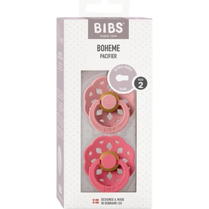 Boheme Ikili Kauçuk Emzik- Dusty Pink/coral 6-18 Ay
