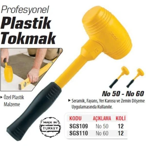Plastik Tokmak Profesyonel No:50