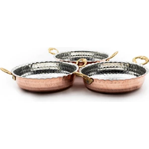 Antep Sepeti Bakır Dövme Kahvaltılık Mini Tava(12.5 Cm)