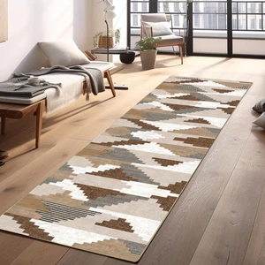 Yıkanabilir Yolluk Mutfak Kaymaz Dod Taban Leke Tutmaz Ev Koridor Yolluk Kahverengi