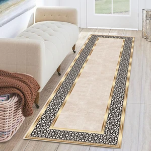 Yıkanabilir Yolluk Mutfak Kaymaz Dod Taban Leke Tutmaz Ev Koridor Yolluk Altın