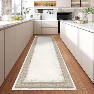 Yıkanabilir Yolluk Mutfak Kaymaz Dod Taban Leke Tutmaz Ev Koridor Yolluk Krem