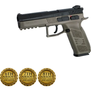 Asg Cz P09 Siyah-Çöl Blowback Airsoft Tabanca