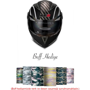 Çene Açılır Kask Monster Siyah Ece Belgeli