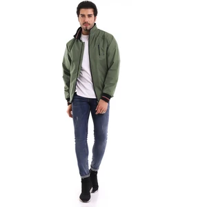 Dik Yaka Mevsimlik Mont Içi Astarlı Cepli Su Geçirmeyen Bondık Kumaş