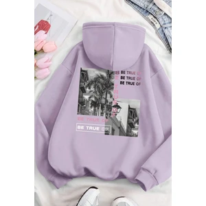 Uygun Tarz Be True Of  Baskılı Sweatshirt