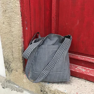Sumicorn Design Pötikareli Çevre Dostu Bez Çanta,cepli Keten Kol ve Omuz Çantası,bez Alışveriş Çantası